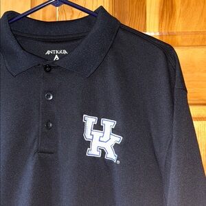 Antigua Men's Black University of Kentucky Polo